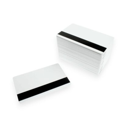 Blank White Hi-Co Magnetic Stripe Cards (Pack of 100)