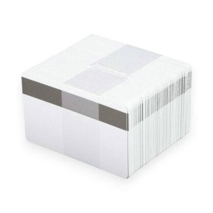 Blank White Hi-Co Magnetic Stripe Cards (Pack of 100)