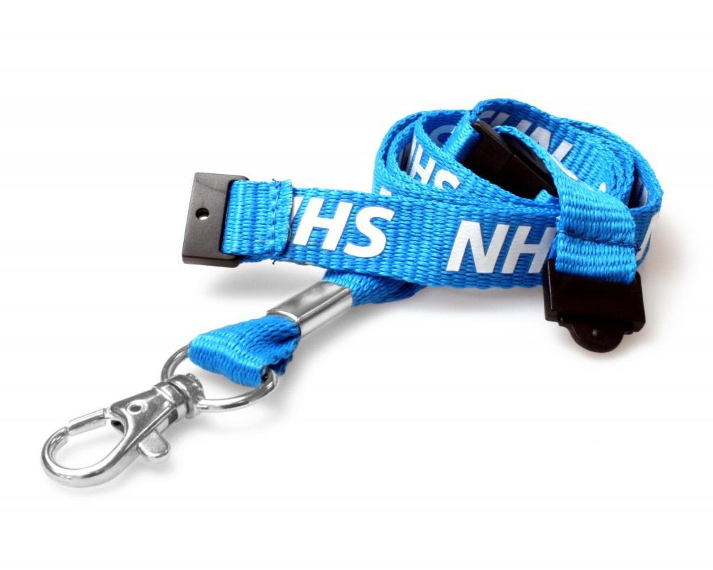 NHS Staff Lanyards with Double Breakaway (Pack of 100)