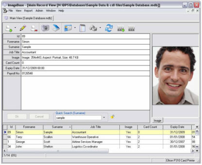ImageBase Lite ID Card Design Software - Screenshot 4