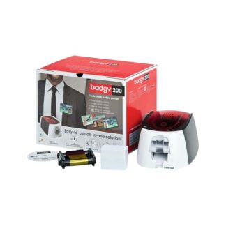 Evolis Badgy 200 ID Card Printer Bundle (Single-Sided)