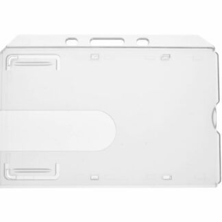 Clear Enclosed ID Card Holder - Landscape (Pack of 100)