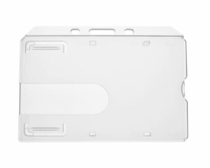 Clear Enclosed ID Card Holder - Landscape (Pack of 100)