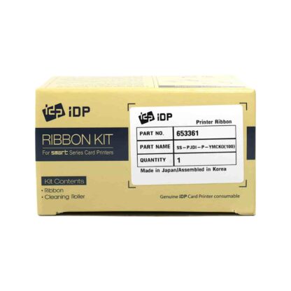 IDP Smart 653361 YMCKO Colour Ribbon – 100 Full-Colour Prints for IDP Smart 21 Printer