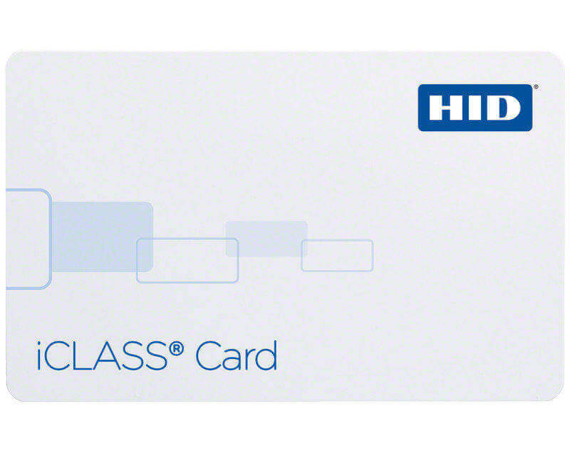 HID 2000 iCLASS Smart Cards - 2K bits & 2 App Areas