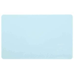 Light Blue Plastic Cards - Blank Glossy White Core (760 Microns, 100 Pack)
