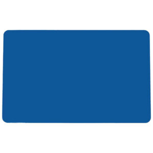 Royal Blue Plastic Cards - Blank Glossy (760 Microns, 100 Pack)
