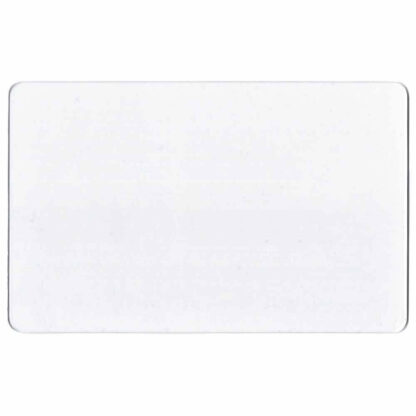 Clear Frosted Plastic Cards - Blank Matte (760 Microns, 100 Pack)