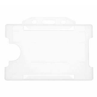 Evohold Clear Single-Sided ID Card Holders (Pack of 100)