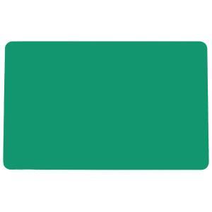 Green Plastic Cards - Blank Glossy (760 Microns, 100 Pack)