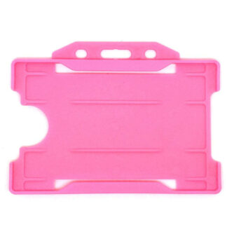 Evohold Pink Single-Sided ID Card Holders (Pack of 100)