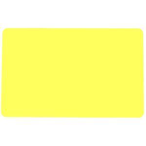 Yellow Plastic Cards - Blank Glossy (760 Microns, 100 Pack)