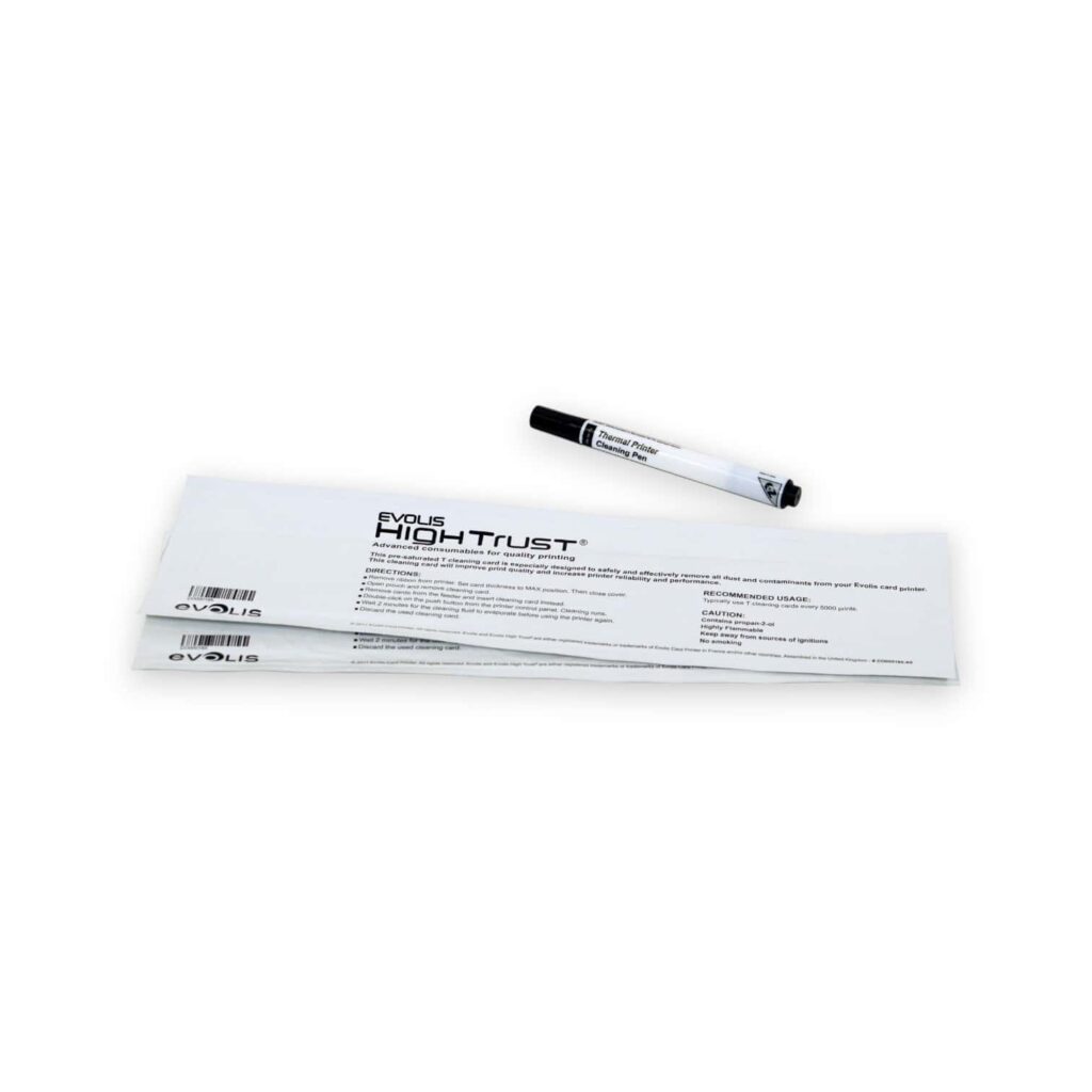 Evolis Badgy 200 Cleaning Kit - ACL008 (Pack of 2, Badgy 100 Compatible)