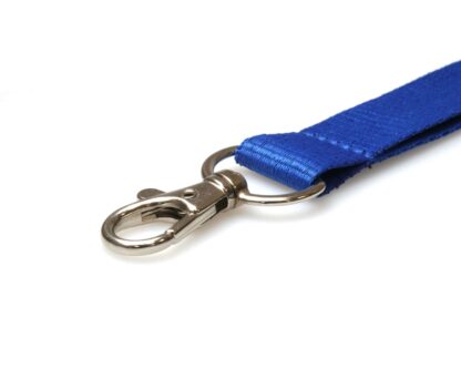 20mm Blue Lanyards (100 Pack) - Trigger Clip and Safety Breakaway