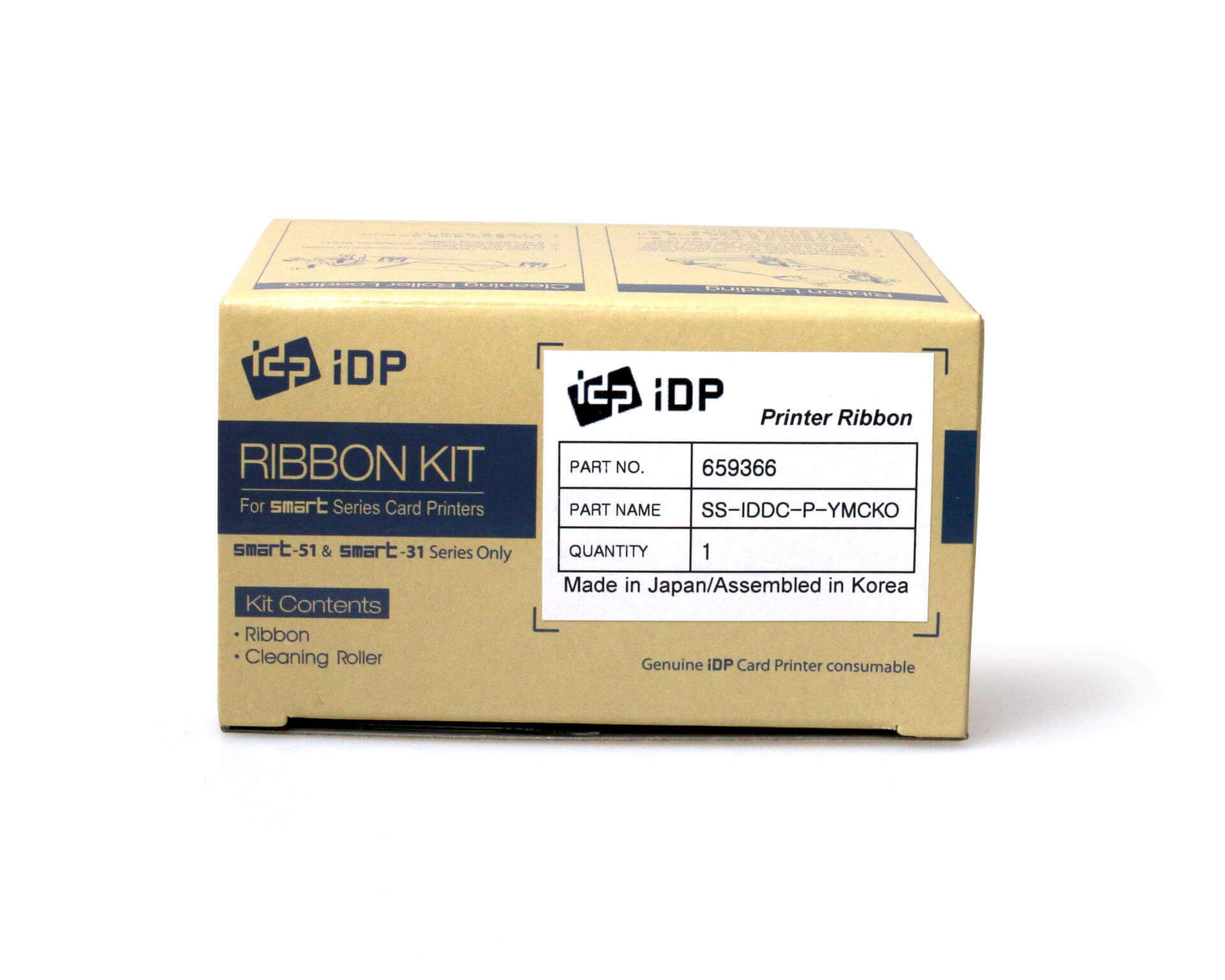 IDP Smart 659366 Full Colour Ribbon YMCKO - ALG ID Cards