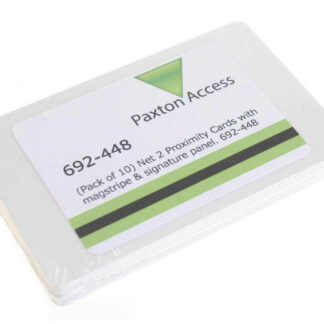 Paxton 692-448 Net2 Proximity ISO Cards with Unencoded Magnetic Stripe & Signature Panel (Pack of 10)