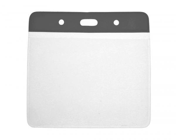 Vinyl Black Top Card Holders - 102x83mm (Pack of 100)