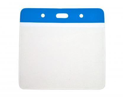 Vinyl Blue Top Card Holders - 102x83mm (Pack of 100)