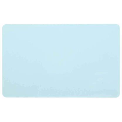 Light Blue Plastic Cards - Blank Glossy White Core (760 Microns, 100 Pack)