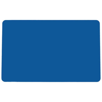 Royal Blue Plastic Cards - Blank Glossy (760 Microns, 100 Pack)