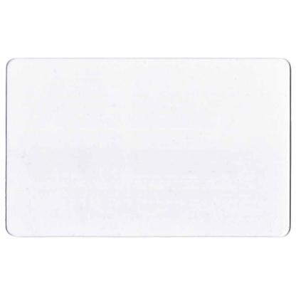 Clear Frosted Plastic Cards - Blank Matte (760 Microns, 100 Pack)