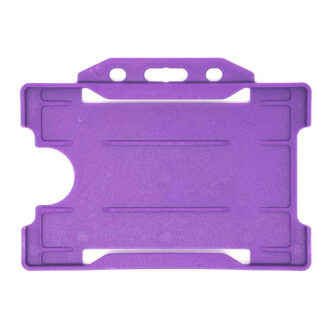 Evohold Purple Single-Sided ID Card Holders (Pack of 100)