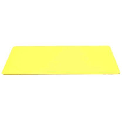 Yellow Plastic Cards - Blank Glossy (760 Microns, 100 Pack)