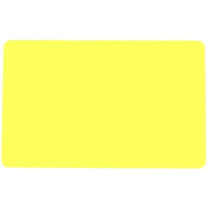 Yellow Plastic Cards - Blank Glossy (760 Microns, 100 Pack)