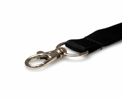 20mm Black Lanyards (100 Pack) - Trigger Clip and Safety Breakaway