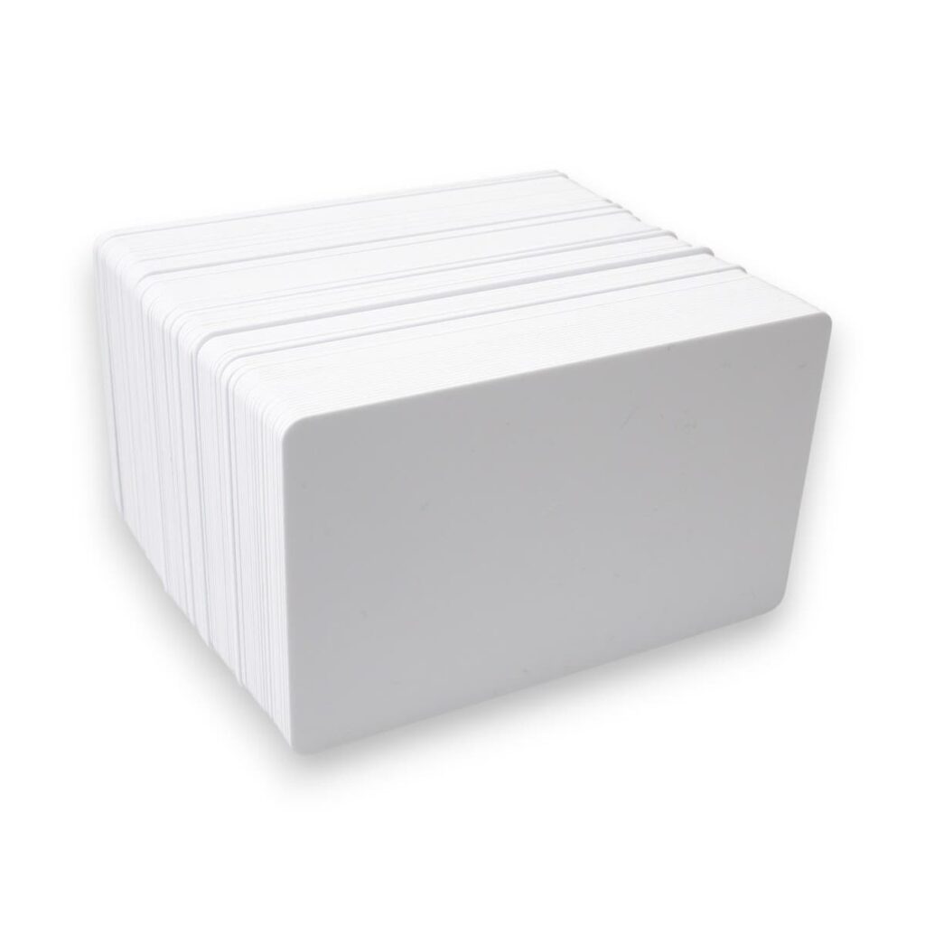 Premium White Blank ID Cards (Plastic, PVC 760 Microns) - Pack of 100