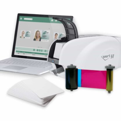 IDP Smart 31 Pro ID Card Printer Bundle (Single-Sided)